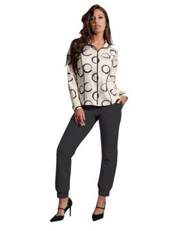 Tuta donna primaverile in cotone garzato Coveri DF5106 