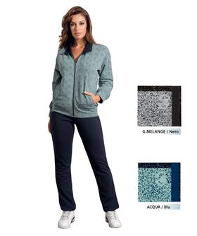 Tuta donna primaverile in cotone garzato Coveri DF5120 