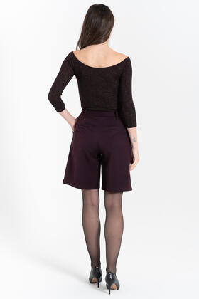 Женские шорты-бермуды FIORENZA AMADORI P3364 с высокой талией 