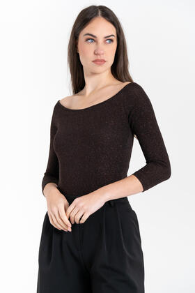 BODY DONNA IN LUREX FIORENZA AMADORI M1294 