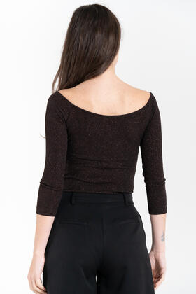 BODY DONNA IN LUREX FIORENZA AMADORI M1294 