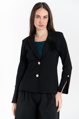 GIACCA DONNA CON PIUMA FIORENZA AMADORI K4415
&nbsp; 