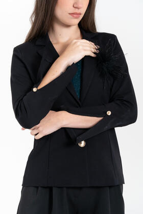 GIACCA DONNA CON PIUMA FIORENZA AMADORI K4415
&nbsp; 