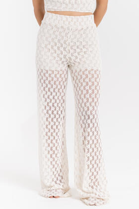 PANTALONE LUNGO IN MACRAM&egrave; FIORENZA AMADORI FM261227
&nbsp; 