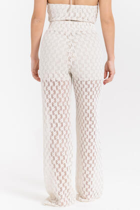 PANTALONE LUNGO IN MACRAM&egrave; FIORENZA AMADORI FM261227
&nbsp; 