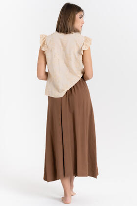 CAMICIA RICAMATA CON ROUCHES FIORENZA AMADORI 6712
&nbsp; 