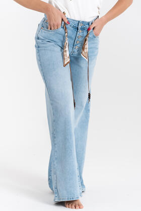JEANS WIDE LEG CON CINTURA FIORENZA AMADORI WH3560
&nbsp; 