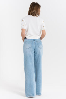 JEANS WIDE LEG CON CINTURA FIORENZA AMADORI WH3560
&nbsp; 