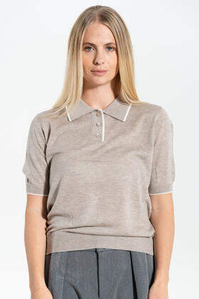 POLO DONNA MEZZA MANICA LANA VISCOSA FIORENZA AMADORI 6255 