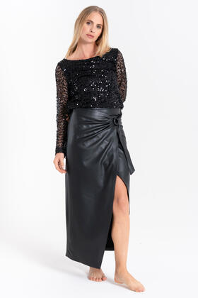 FIORENZA AMADORI MM182.544 WOMEN'S SEQUINED SWEATER 