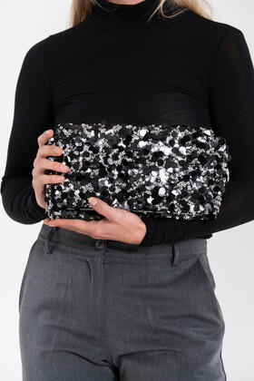 BORSA TRACOLLA PAILLETTES FIORENZA AMADORI FF27326
 