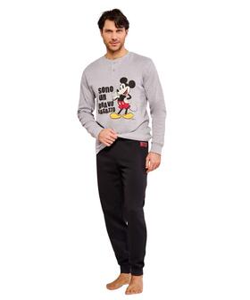 Pigiama uomo in jersey di cotone caldo Disney Sabor DYG4919 