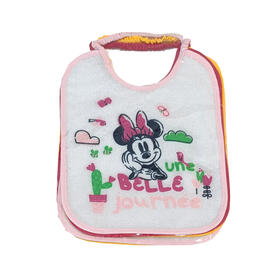 BAVAGLINI BAMBINA CON ELASTICO DISNEY MINNIE MOUSE WD9550 (6 PEZZI) 