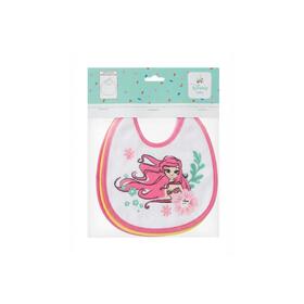 Bavaglino neonata in spugna plastificata 18x18 Disney Princess WD9668 