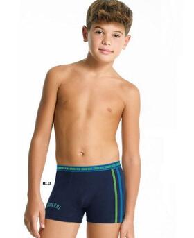 Boxer ragazzo in cotone elasticizzato Enrico Coveri EB4176 