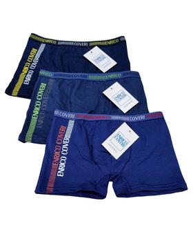 Boxer ragazzo in cotone elasticizzato Enrico Coveri EB4181 