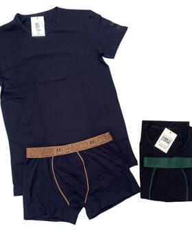 Completo uomo con t-shirt e boxer Enrico Coveri EC1337BX 