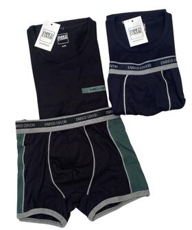 Completo uomo con t-shirt e boxer Enrico Coveri EC1345BX 