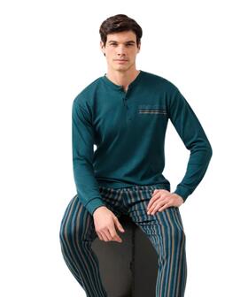 Pigiama uomo in jersey di cotone caldo Enrico Coveri EP2194 