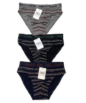 Slip uomo in cotone elasticizzato Enrico Coveri ES1344 