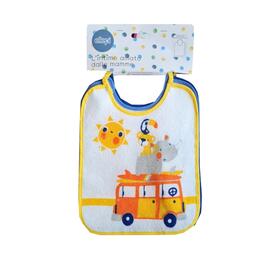 BAVETTA DA BAMBINO IN SPUGNA PLASTIFICATA CON ELASTICO 22x22 ELLEPI AD9569 