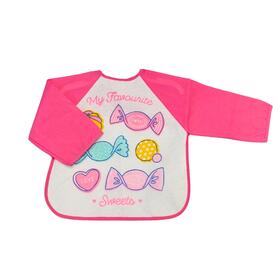 Bavaglino bambina con maniche Ellepi AD9603 