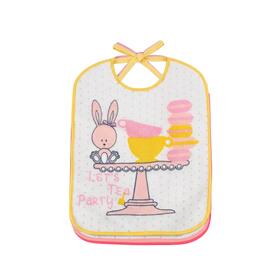 BAVETTA&nbsp;DA BAMBINA IN SPUGNA PLASTIFICATA CON LACCETTI 28x29 ELLEPI AD9629 