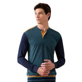 Enrico Coveri EP1224 Men's Seraph Pajamas in Cotton Jersey 