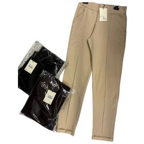 PANTALONE DONNA LUNGO STRASS FLORA 15/429
&nbsp; 