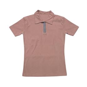 FEDERICA FM2821 Damen-Poloshirt aus Baumwolle, kurz&auml;rmelig 