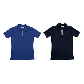FEDERICA FM2821 Damen-Poloshirt aus Baumwolle, kurz&auml;rmelig 