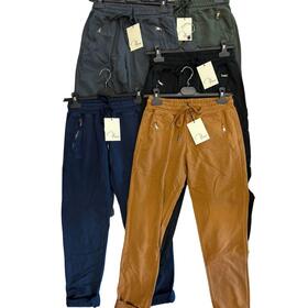 PANTALONE TUTA DONNA CON TASCHE ZIP FLORA 