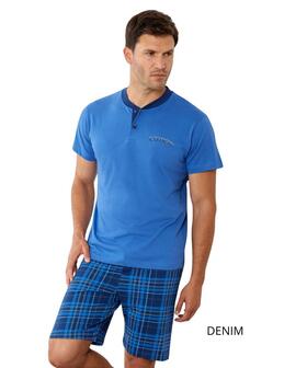 Pigiama uomo corto in jersey di cotone Il Granchio GP1159 