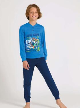 Il Granchietto GP4093 children&#39;s cotton jersey pajamas 