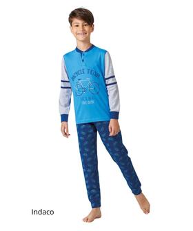 Pigiama da bambino in jersey di cotone Il Granchietto GP4145 