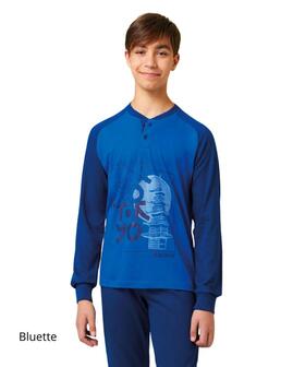 Pigiama da ragazzo in jersey di cotone Il Granchietto GP4153 