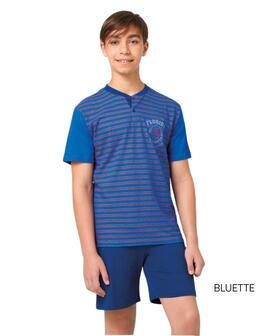 Il Granchietto GP4155 boys' short cotton jersey pajamas 