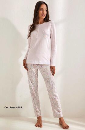 Women&#39;s Jersey Cotton Pyjamas Il Granchio Lady GP5088 