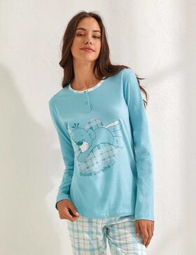 Women&#39;s Jersey Cotton Pyjamas Il Granchio Lady GP5089 