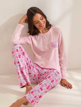 Women&#39;s Jersey Cotton Pyjamas Il Granchio Lady GP5090 