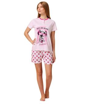Il Granchietto GP7135 Girls' Short Cotton Jersey Pajamas 
