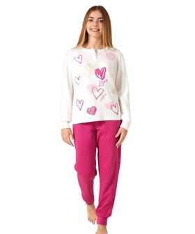 Pigiama da ragazza in CALDO cotone Il Granchietto GP7143 