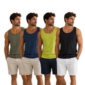Canotta uomo in cotone tinta unita GQC 3212
&nbsp; 