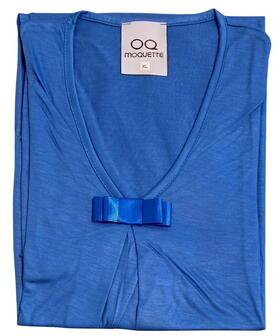Women&#39;s nightgown with wide shoulder in viscose Moquette art. Gelsomina 