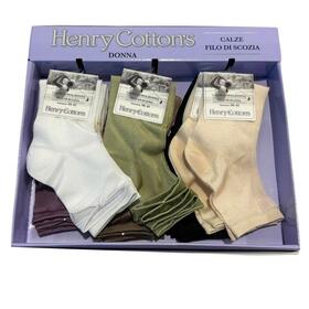 Calzino corto donna in filo Henry Cotton's HF402 