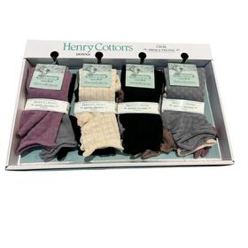 Calzino corto donna smollato in viscosa Henry Cotton's HF60611 