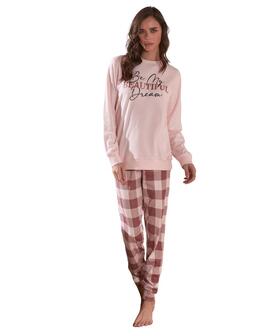 Intimami ID1389 Women&#39;s Warm Cotton Jersey Pajamas 