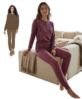 Pigiama donna in viscosa pesante Intimami ID1540 