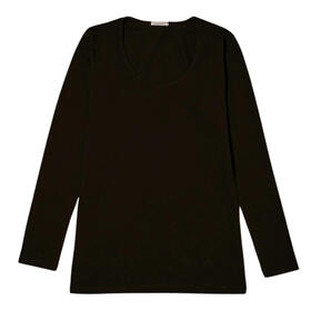 MAGLIA DONNA MANICA LUNGA COTONE ELASTICIZZATO JADEA 4056 