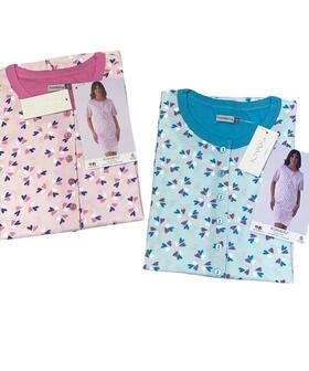 Camicia da notte donna a manica corta Karelpiu' KE0107 